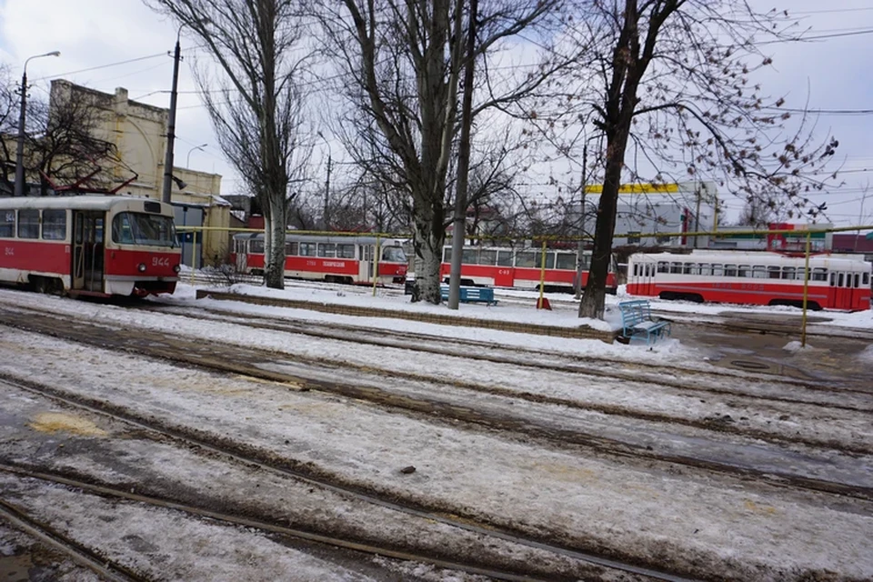 В данный момент в городе не курсируют трамвайные маршруты №3, 4 и 8