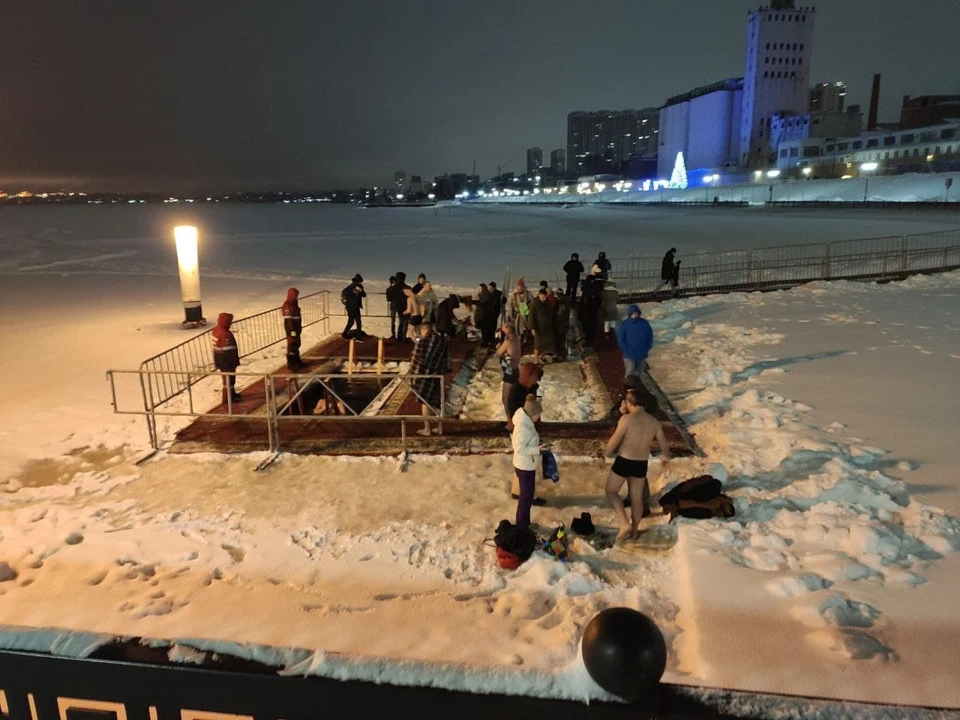Купание в Саратове