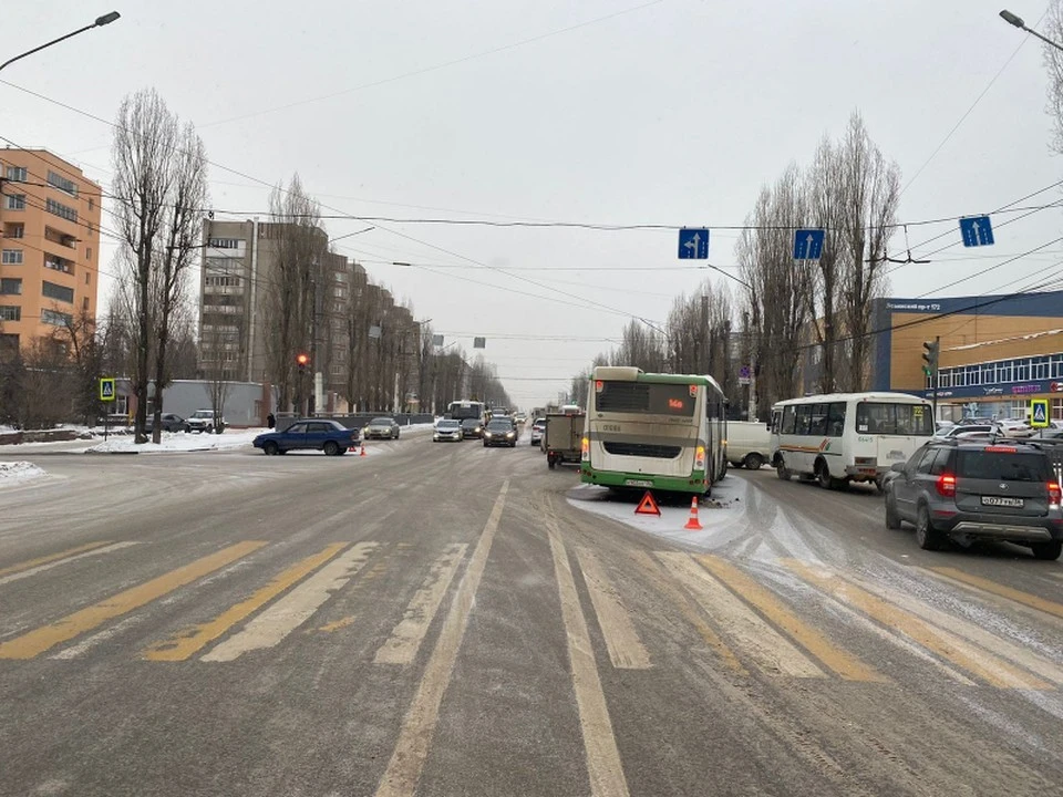 Дорога после аварии.