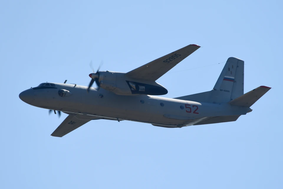 Так выглядит военно-транспортный самолет Ан-26.