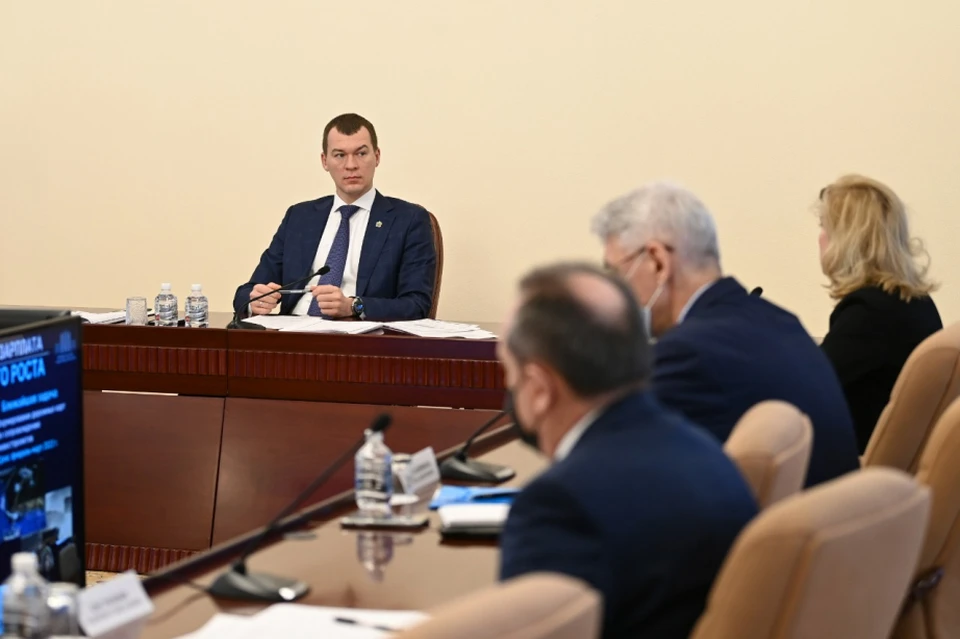 Глава региона подчеркнул, что необходимо правильно расставлять приоритеты. Фото: правительство Хабаровского края