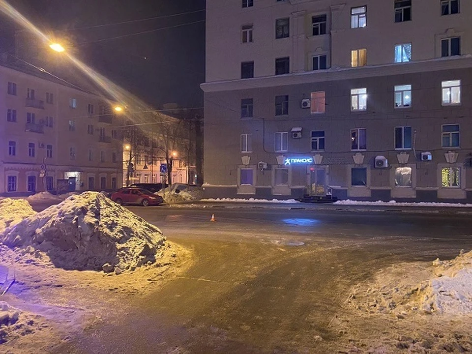 ДТП произошло вечером 16 февраля на улице Галактионовской