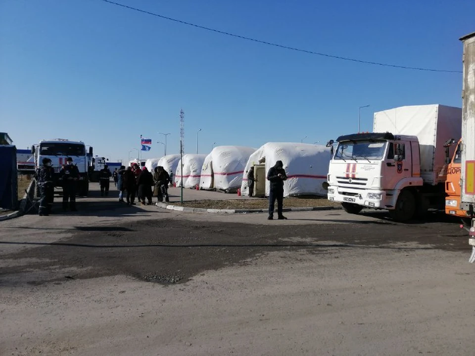 Пункты временного размещения открыты на границе с Украиной