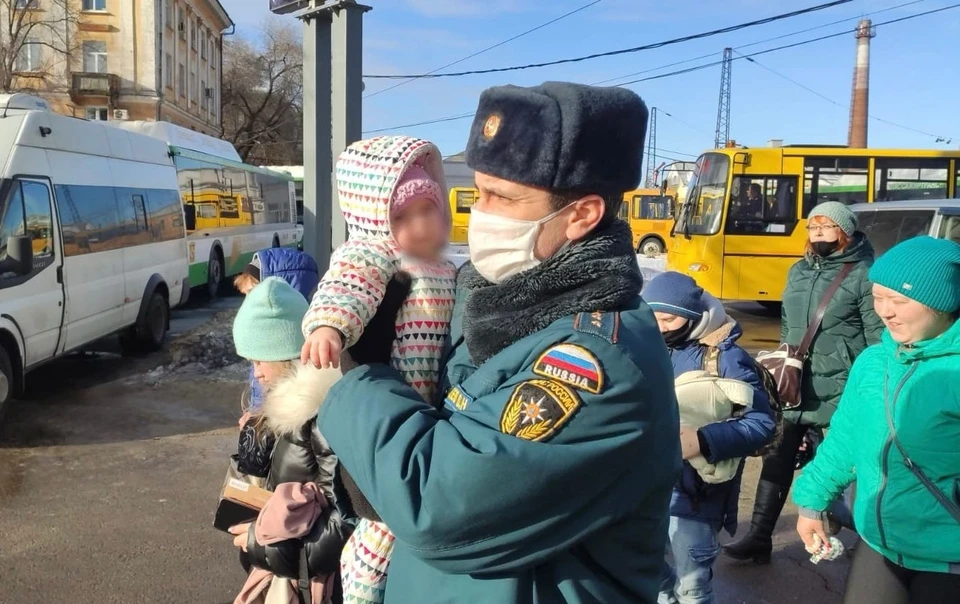 Воронеж уже встретил беженцев с Донбасса, теперь очередь Курска. Фото с сайта ГУ МЧС России.