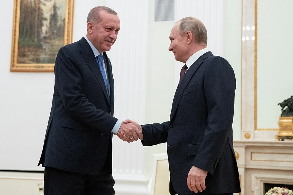 A Haber: Путин и Эрдоган созвонились после начала спецоперации в Донбассе