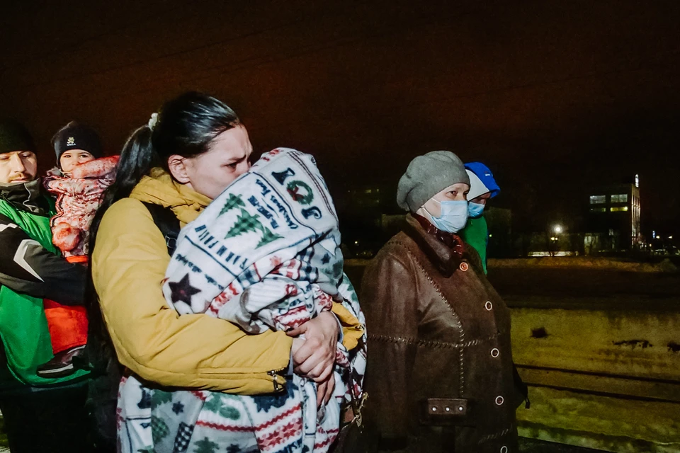 В Самарскую область вынужденные переселенцы с Донбасса приехали поздно ночью