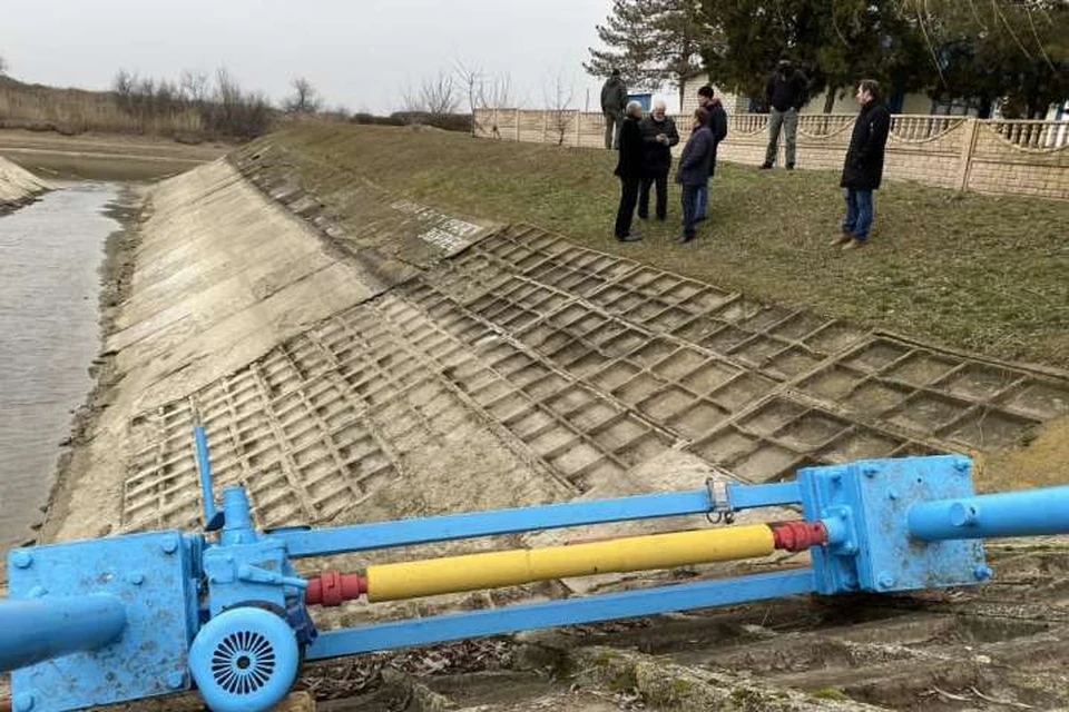 Подача воды в 2014 году была перекрыта украинской стороной Фото: Telegram-канал главы РК Сергея Аксенова