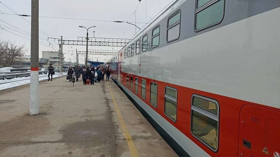 В Москву отправился новый поезд. Фото: телеканал Тольятти 24