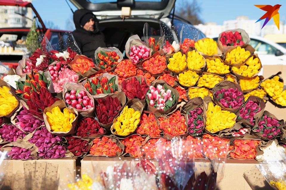 Послушали, что говорят продавцы и покупатели на цветочных лотках Минска.