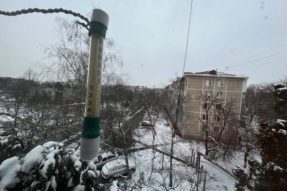 Зима не спешит прощаться с Краснодарским краем