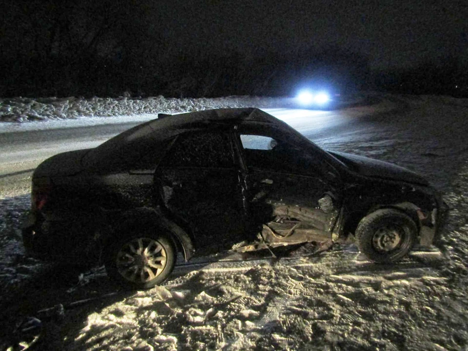 Водитель автомобиля Chevrolet не справился с управлением. Фото: 1-й отдел УГИБДД по Удмуртии