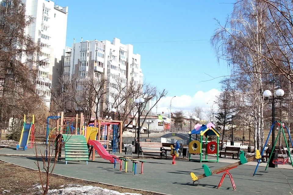 Парк «Комсомольский» во втором Иркутске благоустроят к сентябрю 2022 года