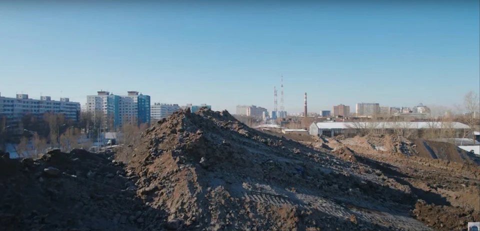 Гору заметили на Московском шоссе. Фото: скриншот видео Евгения Щекина