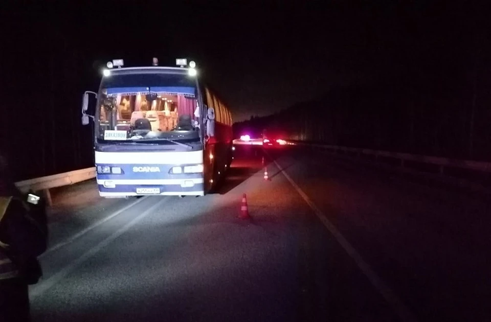 Автобус выполнял заказной рейс из Краснотурьинска в Туринск. Фото: УГИБДД по Свердловской области
