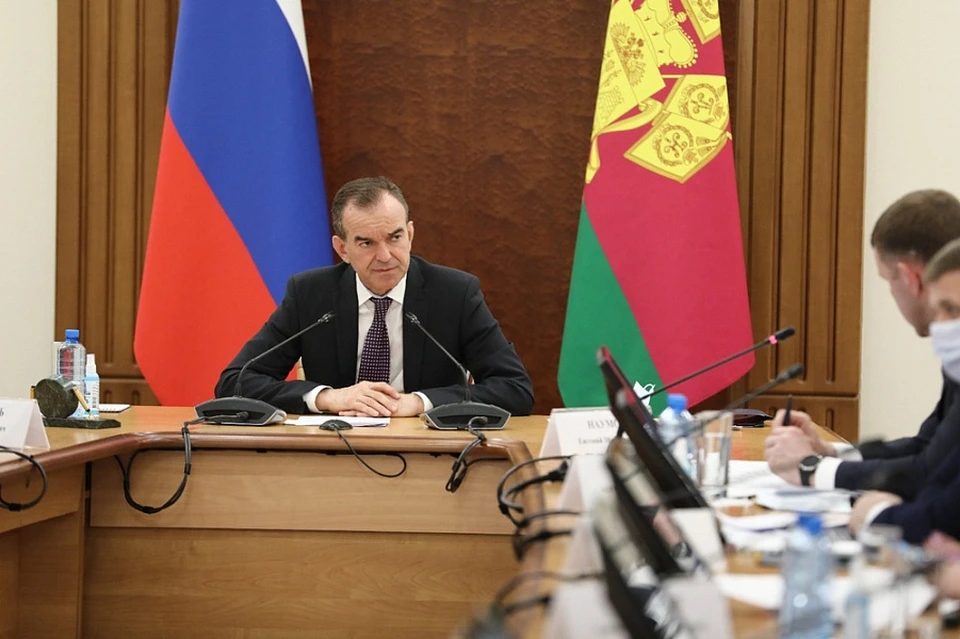 Ход строительства обсудили на совещании под председательством главы региона Фото: пресс-служба краевой администрации