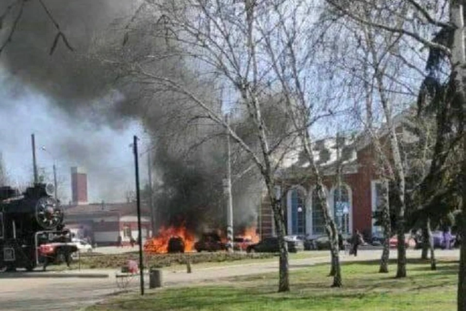 Последствия ракетного удара по железнодорожному вокзалу в Краматорске. Фото: Штаб теробороны ДНР