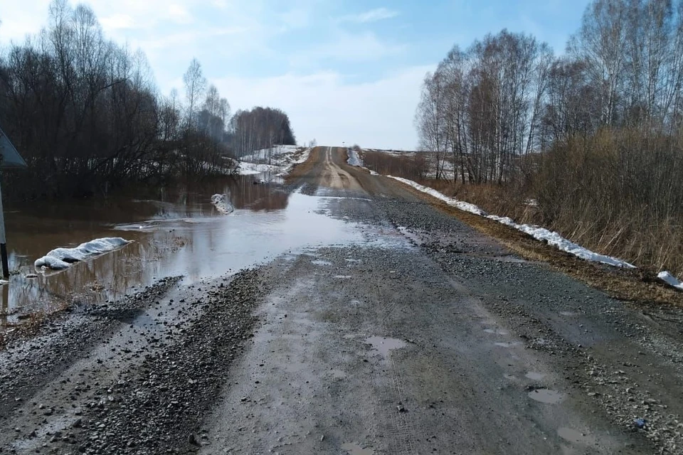 В Новосибирской области ввели режим повышенной готовности из-за подтоплений. Фото: ТУАД