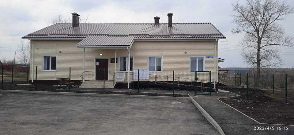 Здание новой амбулатории в Нижней Ведуге. Фото:предоставлено местными жителями.