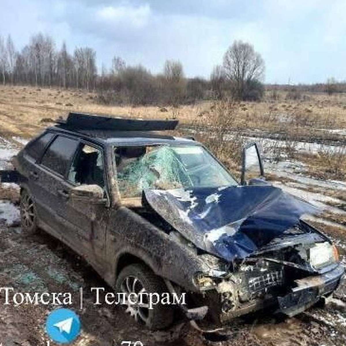 В интернете появилось фото автомобиля, водитель которого сбил женщин в  Томской области - KP.RU