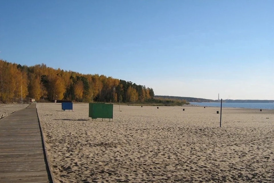 Центральный пляж академгородка новосибирск