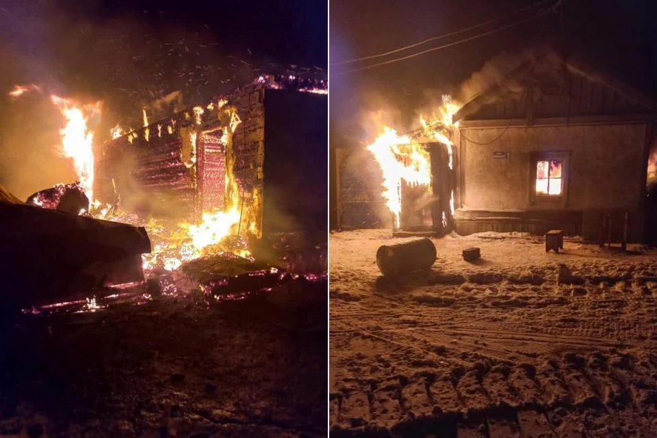 Во время пожара в частном доме на Чукотке погибли шесть человек. Фото: СУ СК РФ по ЧАО.