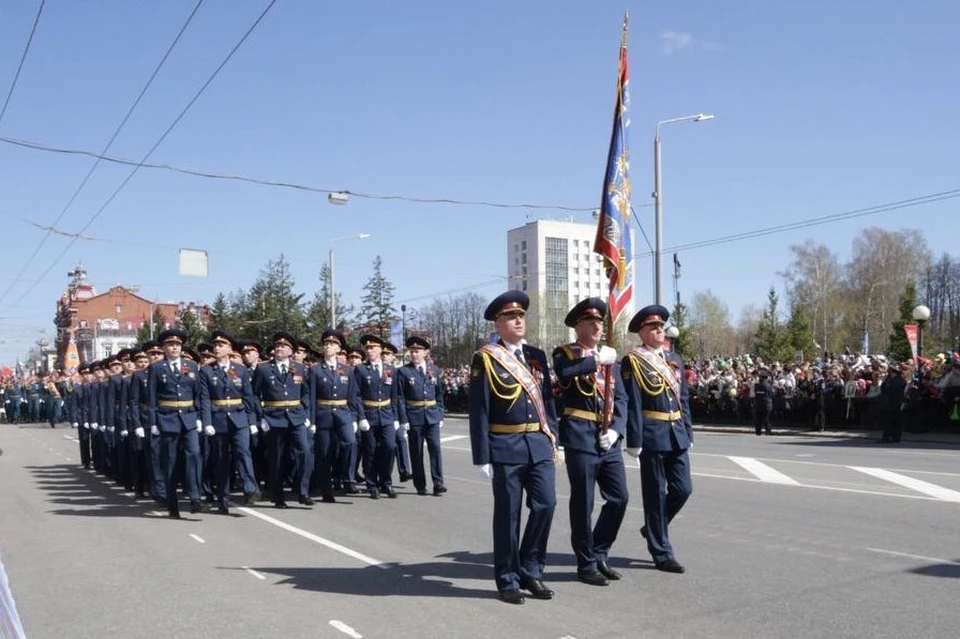 Парад Победы не проводился в Томске два года из-за пандемии коронавируса.