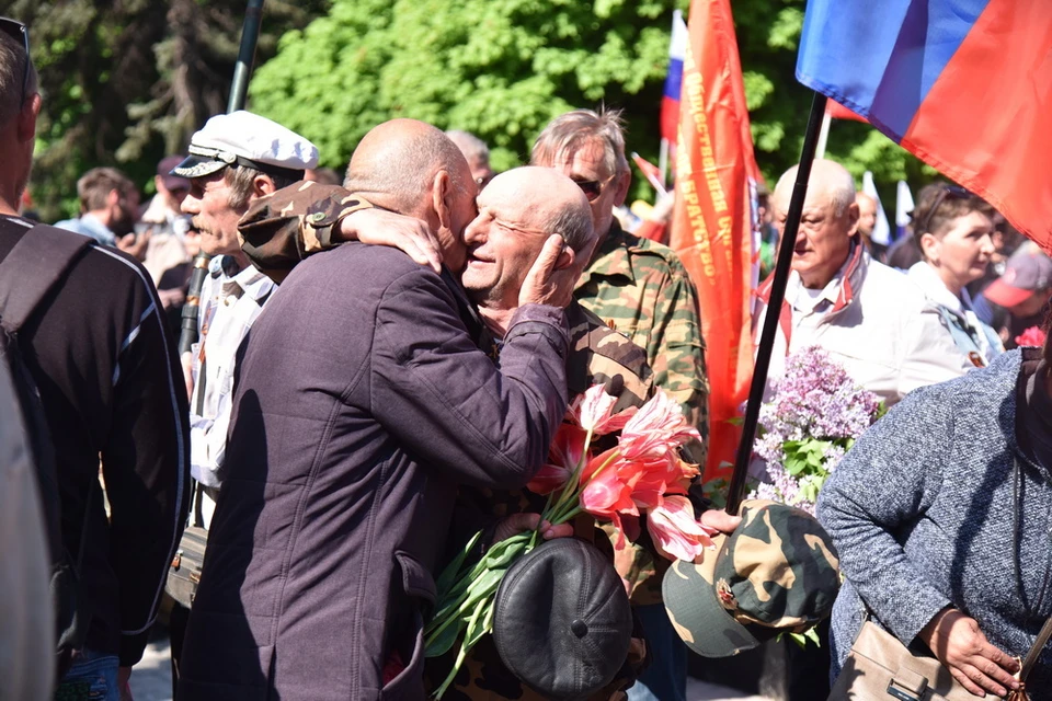 В Мариуполе свободно отмечают День Победы. Фото: Администрация Главы ДНР