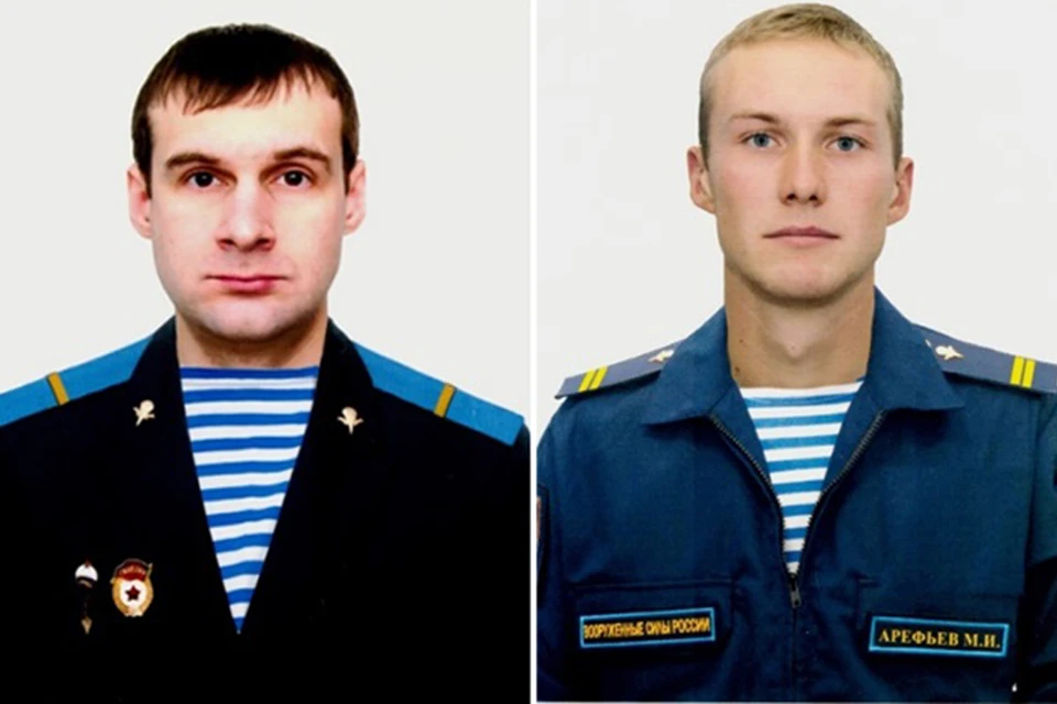 Старший сержант Александр Шепелев и сержант Максим Арефьев