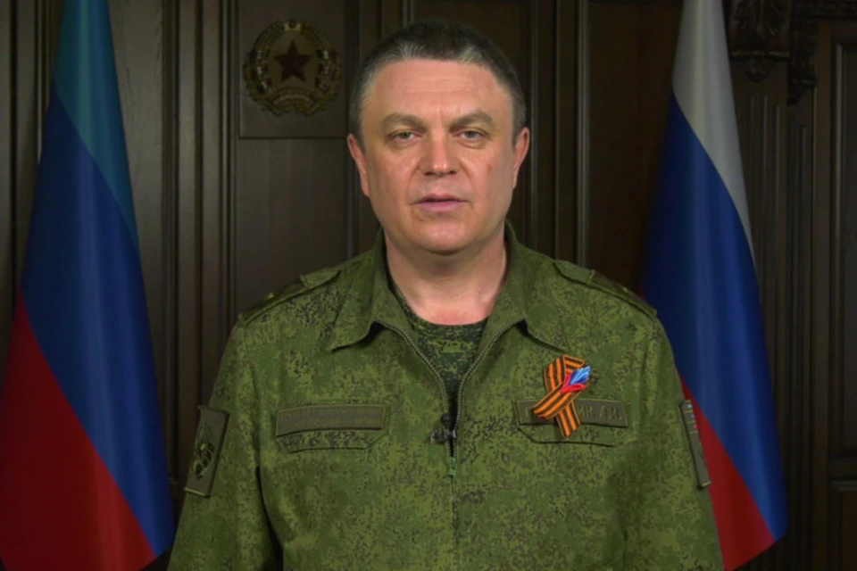 Жителей ДНР с Днем Республики поздравил Глава ЛНР. Фото: Скриншот с видеопоздравления