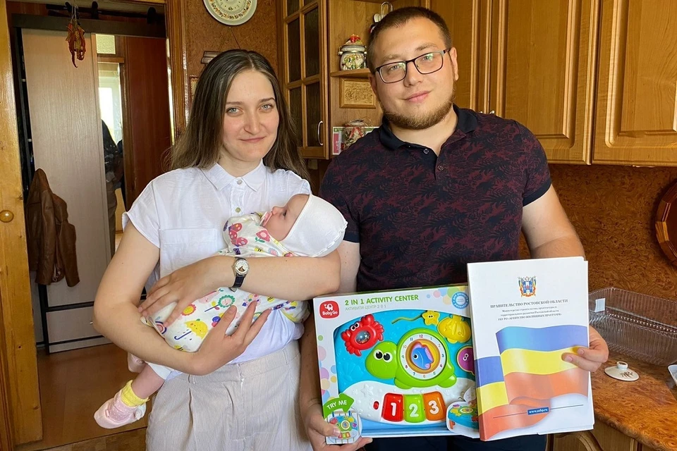 Семья Куликовских планирует в июне 2022 года получить ключи от новой квартиры. Фото: сайт донского правительства.