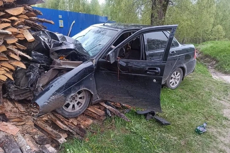 ДТП произошло на улице Малоардинская в селе Малая Арда Килемарского района. Фото: Госавтоинспекция Марий Эл