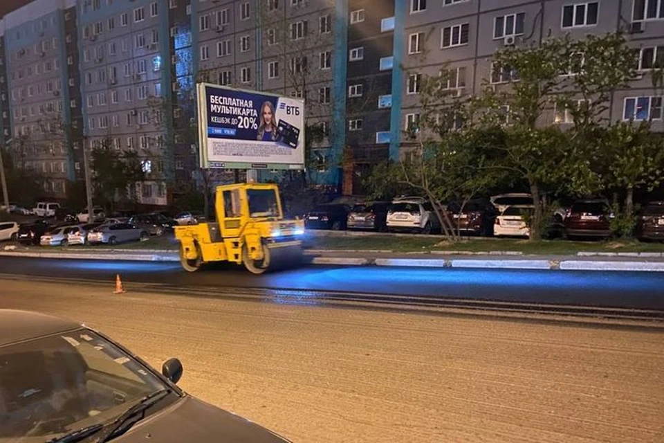 Новый асфальт порадует автомобилистов в Ленинском районе города. Фото: МБУ «Содержание городских территорий».