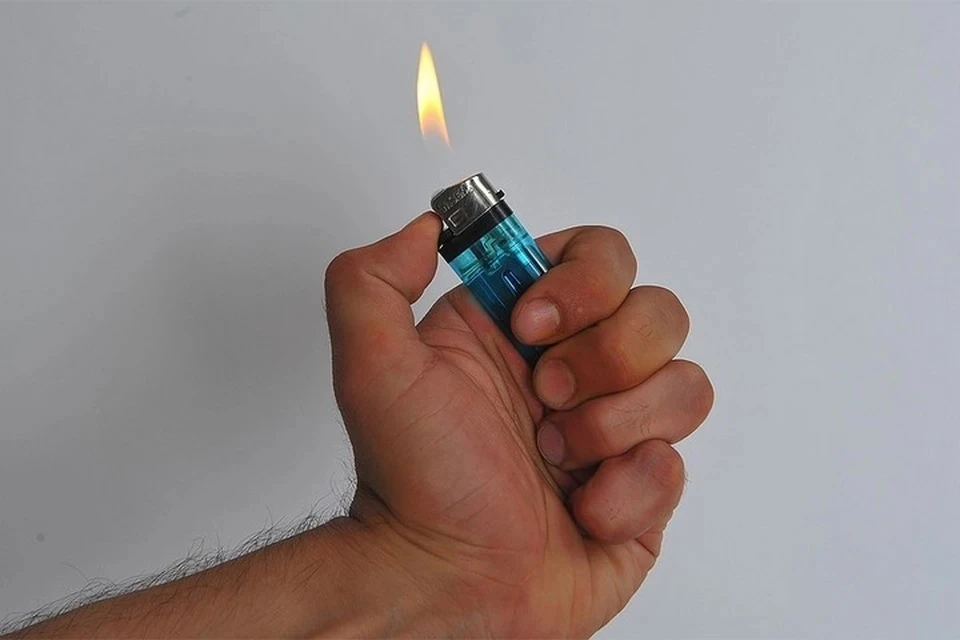 Вдыхание газа из зажигалок может быть опасно для здоровья детей