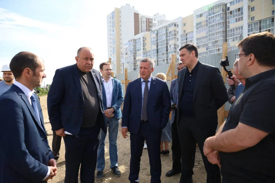 Детский сад в 6-м микрорайоне Ново-Ленино в Иркутске планируют сдать в эксплуатацию в конце года. Фото: правительство Иркутской области.