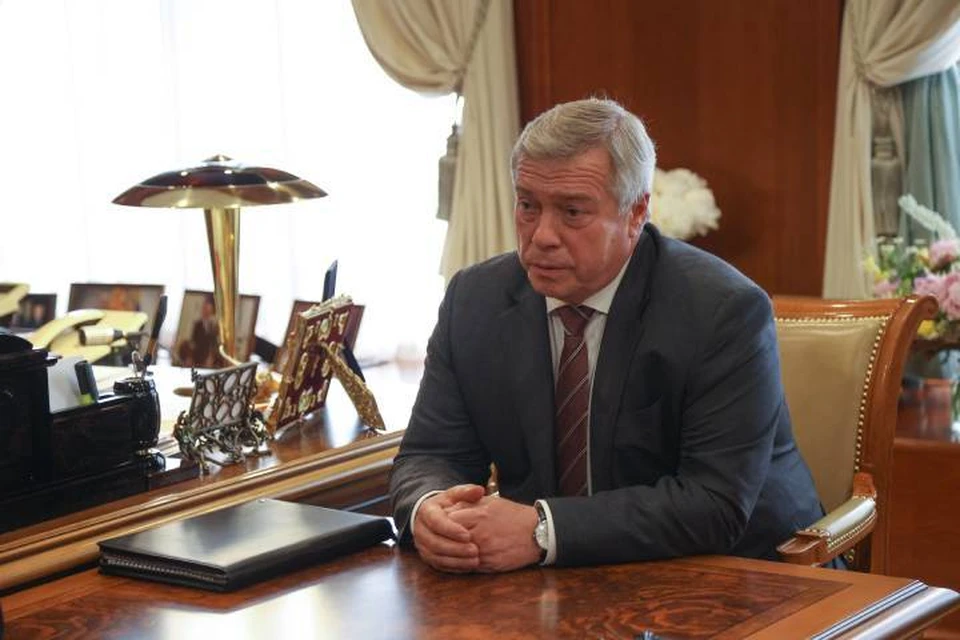 Василий Голубев рассказал о том. как в свете санкций развивается экономика Дона. Автор фото: пресс-служба губернатора Ростовской области