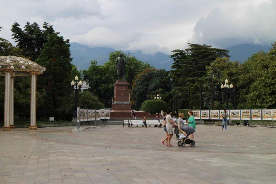 В Ялте облачно.