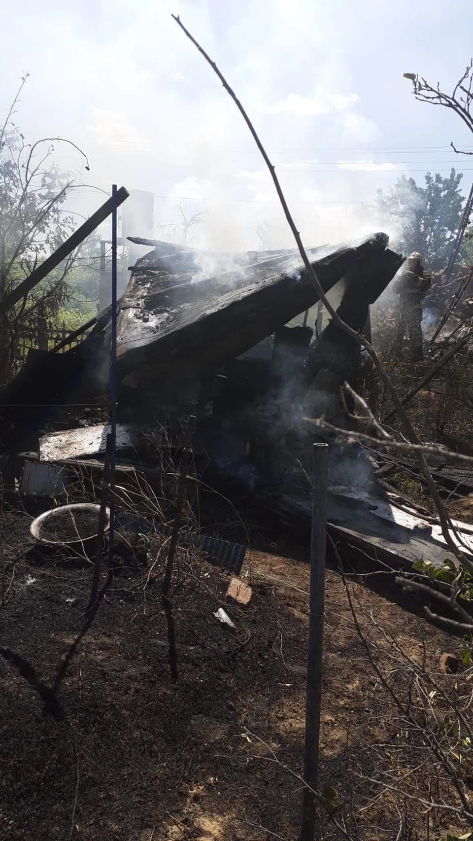 В Ахтубинском районе сгорел жилой дом - KP.RU