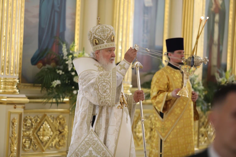 Святейший Патриарх Кирилл совершил Чин Великого освящения Спасского кафедрального собора Пензы