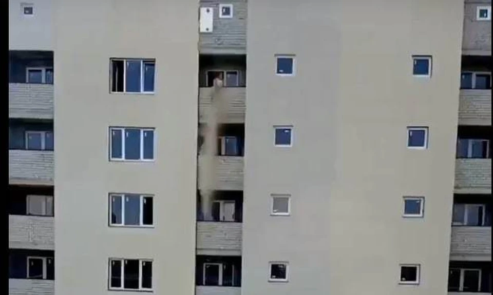 Кадр из видео очевидца