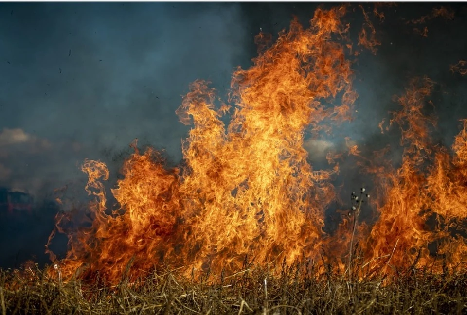 За сутки в Астраханской области произошло 18 пожаров