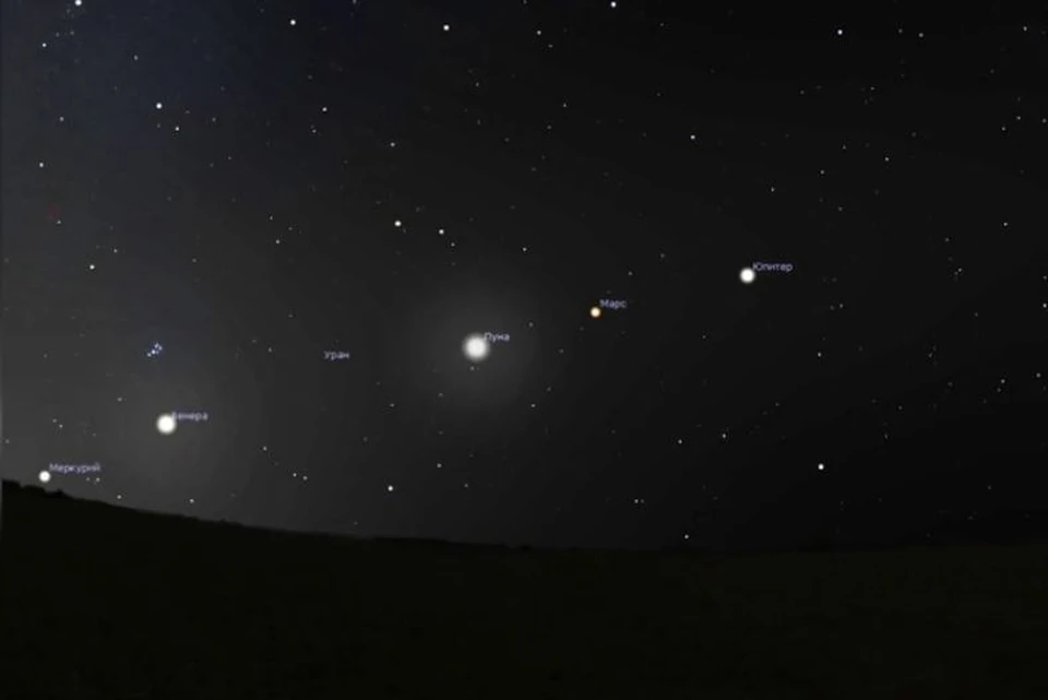 Лучшая видимость астрономического события будет 24 числа в 4:00 часа утра по хабаровскому времени. Фото: ВК «Revva Astro - астрономия и не только»