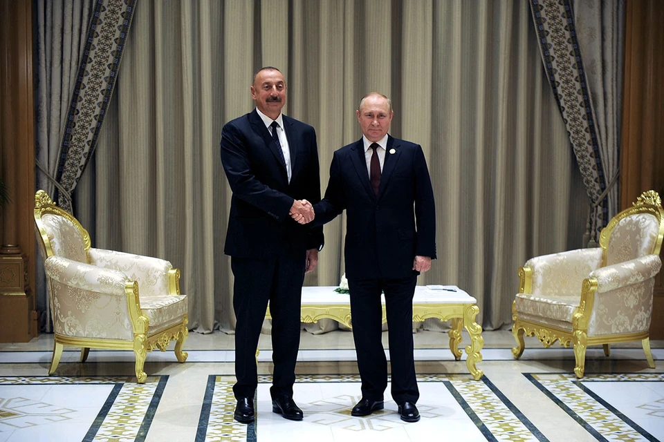 Президенты России и Азербайджана встретились в Ашхабаде