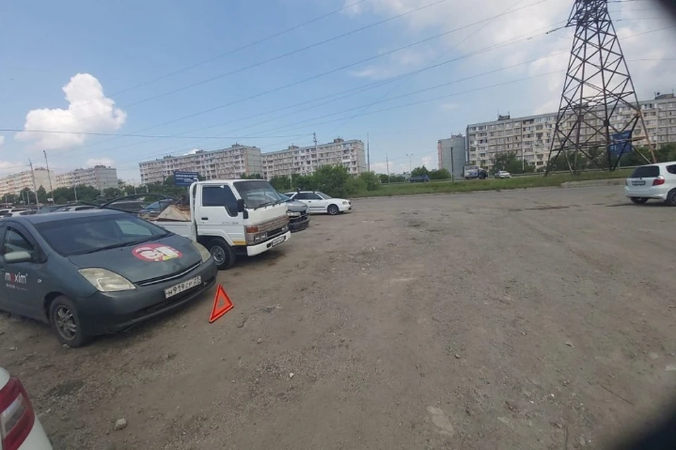 Ногу зажевало колесами автомобиля