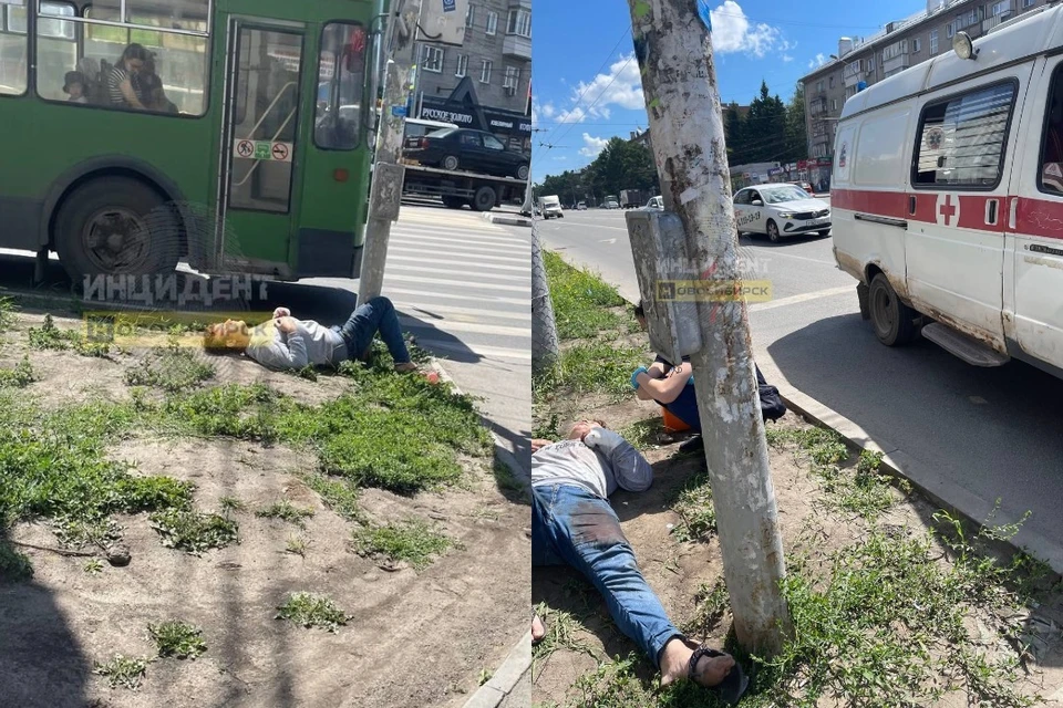 В Новосибирске на улице обнаружили мужчину без сознания. Фото: Инцидент Новосибирск.