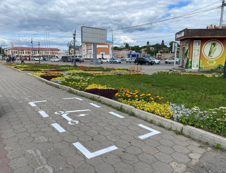 Всего планируется нанести 40 знаков специальной стоянки.