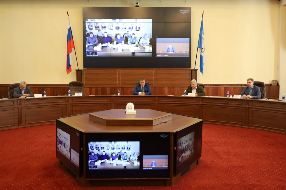 Правительство региона держит ситуацию под контролем. Фото: пресс-служба правительства Иркутской области.