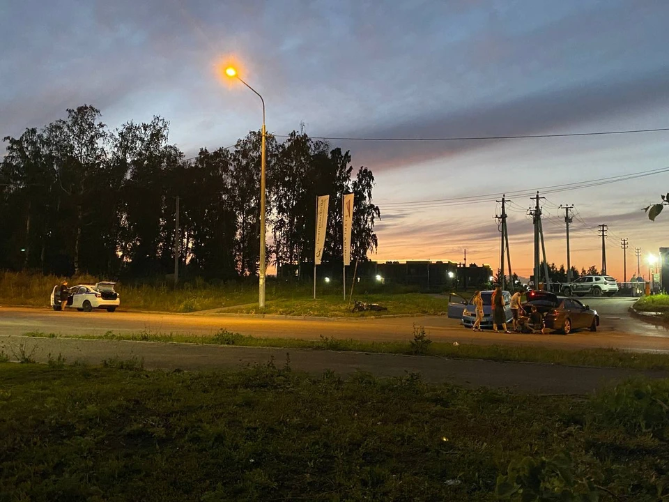 Авария произошла вечером