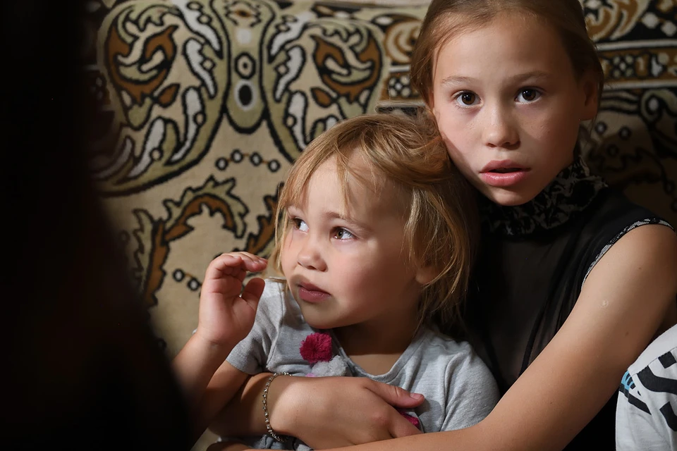 Донбасс. Дети, пережившие страшные обстрелы и потерявшие маму. Фото: пресс-служба уполномоченного по правам ребенка в РФ