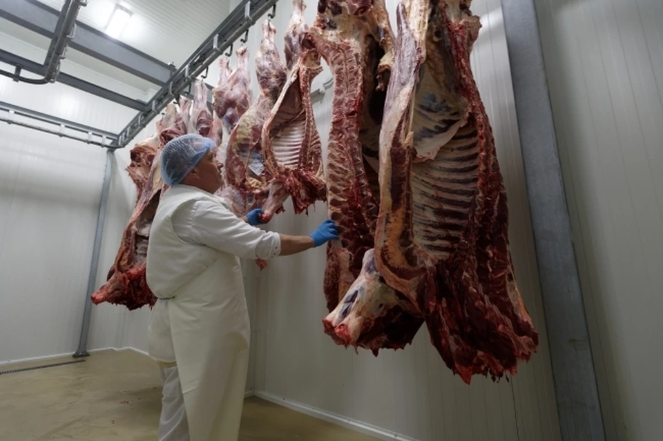 Страшно подумать, какая антисанитария должна быть в мясных блоках.