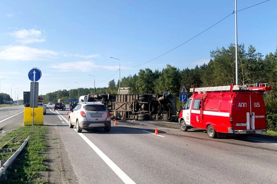 В результате аварии пострадали пятеро пассажиров Фото: ГИБДД Челябинской области